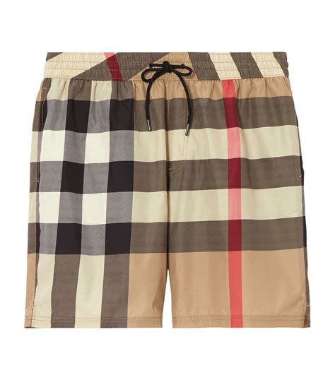 burberry zwembroek man|burberry check shorts.